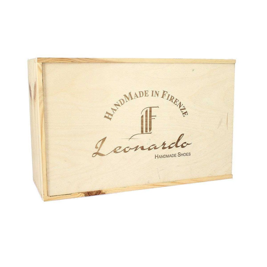 Leonardo Leonardo Box Made Of Wood For Shoes And Cleaning Kit