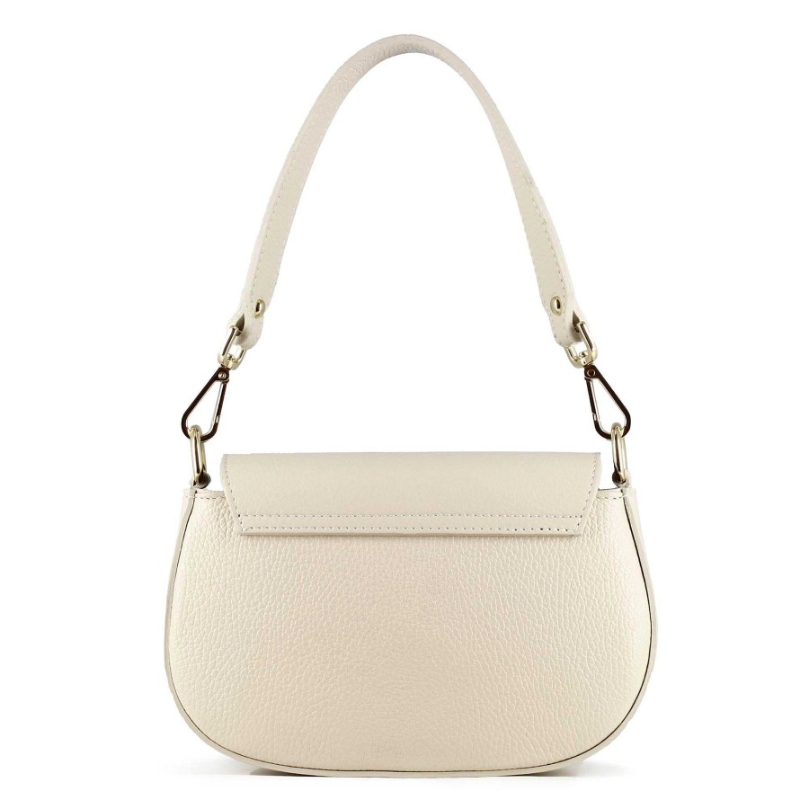 Leonardo Grace Women'S Handbag In Beige Leather