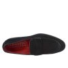 Leonardo Elegant Black Men'S Loafer In Suede