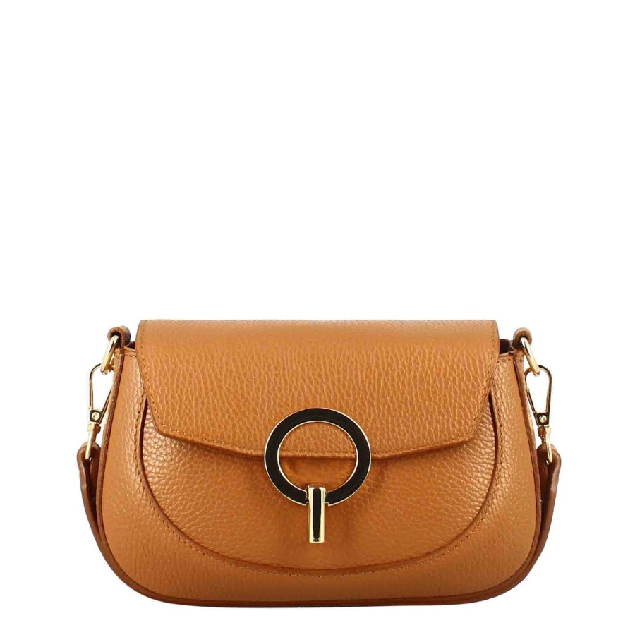 Leonardo Grace Women'S Handbag In Brown Leather