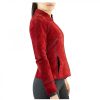 Leonardo Astrid Women'S Reversible Jacket Handmade In Red Reindeer Leather And Black Lambskin