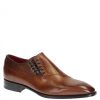 Leonardo Men'S Dress Shoes In Light Brown Leather