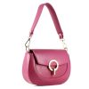 Leonardo Grace Women'S Handbag In Pink Leather