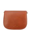 Leonardo Essential Women'S Bag In Brown Smooth Leather