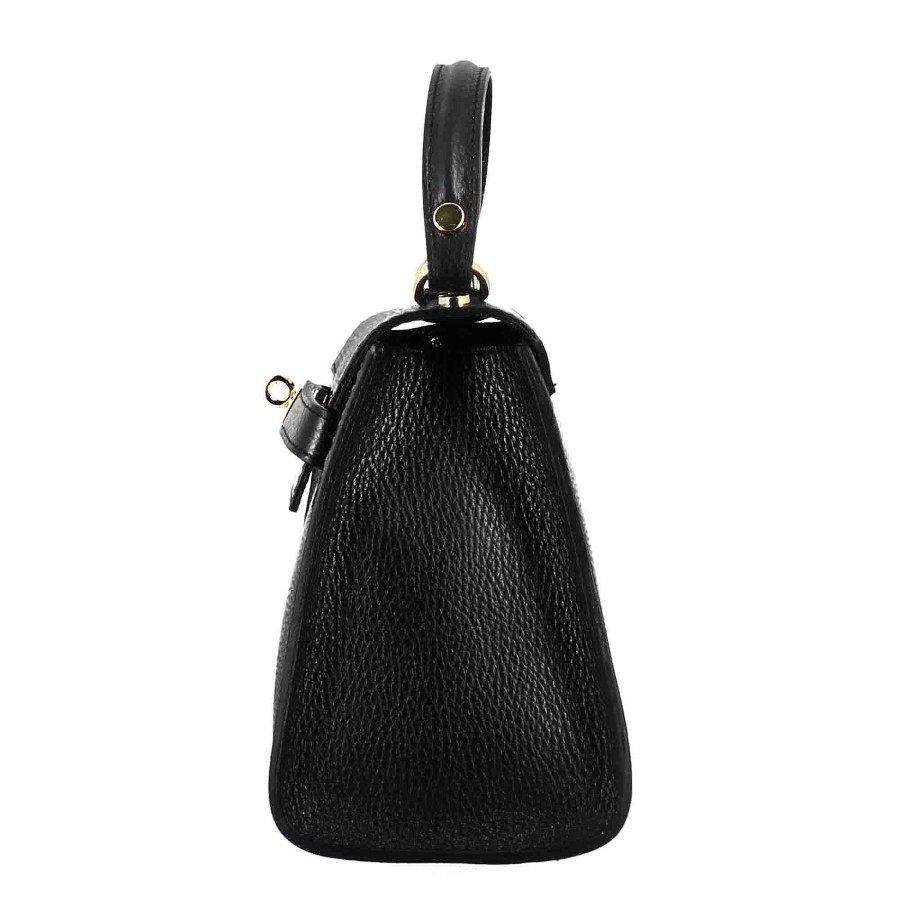 Leonardo Lady K Women'S Handbag In Black Leather