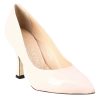 Leonardo Women'S Pointed Pumps In Pink Patent Leather