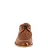 Leonardo Handmade Men'S Lace-Up Shoes In Siena-Colored Buffalo Leather