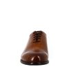 Leonardo Elegant Sienna Brown Wholecut Oxford For Men In Leather