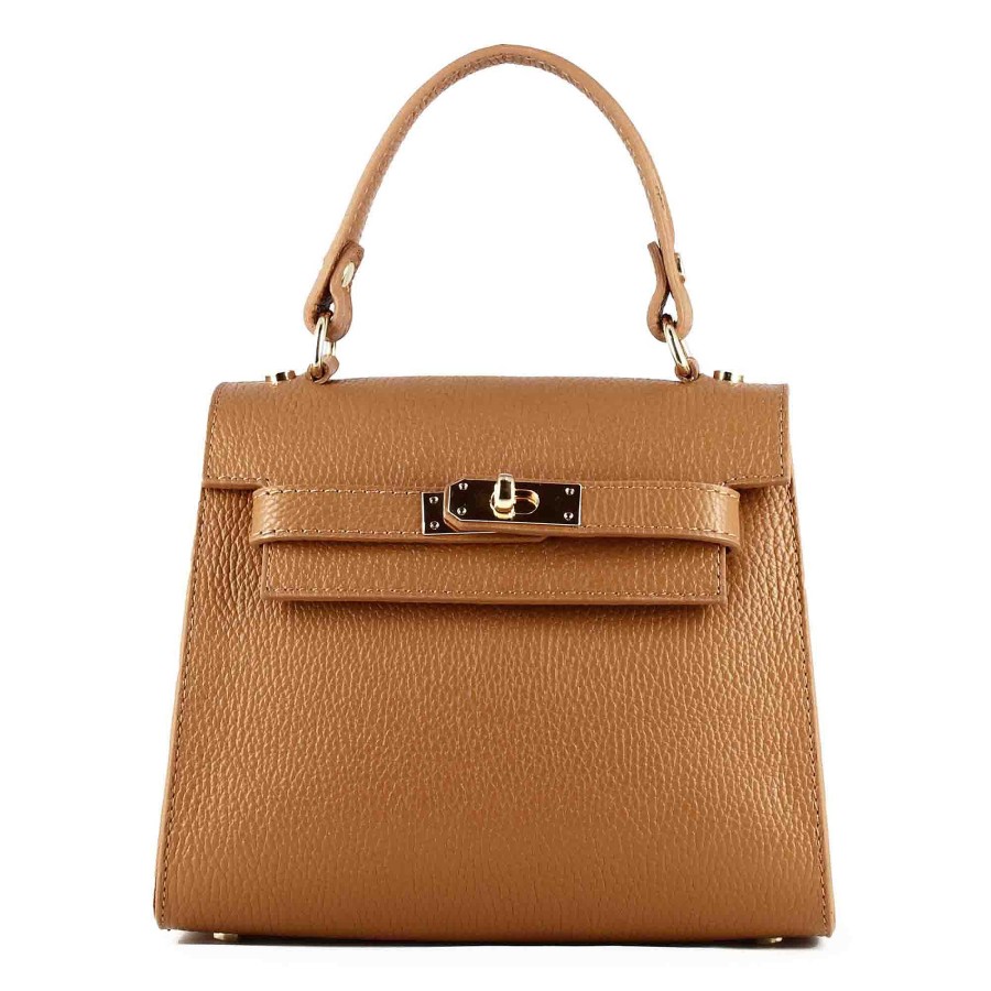 Leonardo Lady K Women'S Handbag In Brown Leather