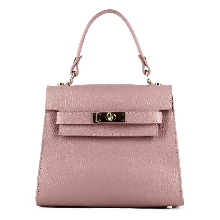 Leonardo Lady K Women'S Handbag In Pink Leather