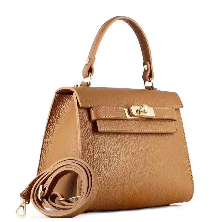 Leonardo Lady K Women'S Handbag In Brown Leather