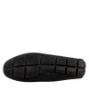 Leonardo Men'S Tubular Lace-Up Moccasin In Black Leather