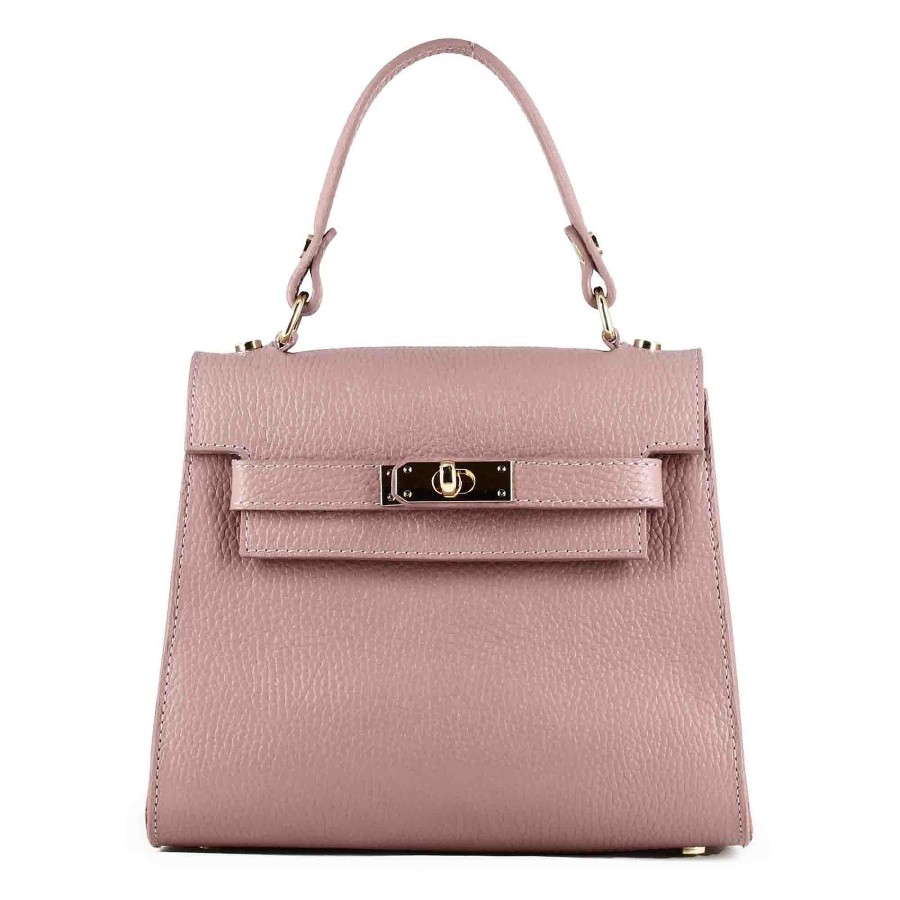 Leonardo Lady K Women'S Handbag In Pink Leather