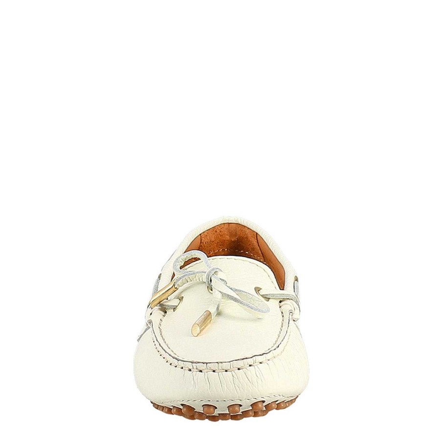 Leonardo Women'S Moccasin With White Leather Laces