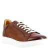 Leonardo Elegant Brown Men'S Sneaker In Smooth Leather