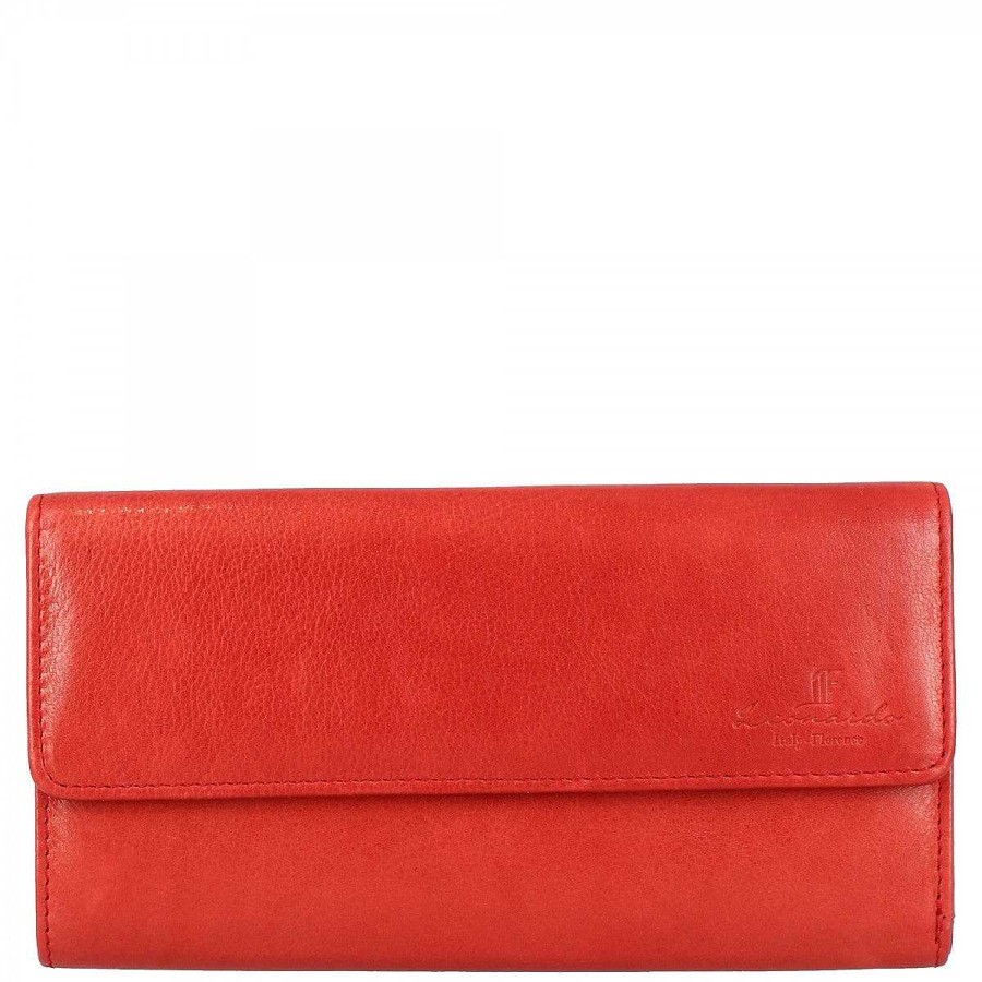 Leonardo Nappa Leather Wallet With Compartments For Credit Cards, Coins And Banknotes Available In Various Colours