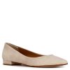 Leonardo Refined Women'S Ballerina In Pink Suede