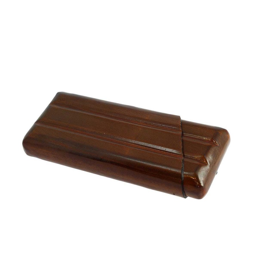 Leonardo Cigar Holder Made Of Pocket Leather Available In Two Colours