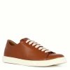 Leonardo Classic Men'S Sneaker In Brown Leather