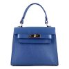 Leonardo Lady K Women'S Handbag In Blue Leather