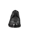 Leonardo Women'S Derby With Brogue Effect In Black Leather