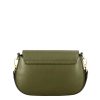 Leonardo Grace Handbag For Women In Green Leather