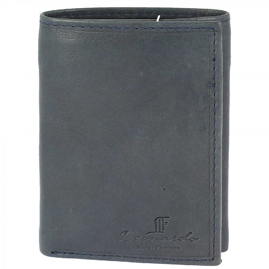 Leonardo Uni Sauvage Wallet In Calfskin For Banknote Cards