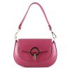 Leonardo Grace Women'S Handbag In Pink Leather