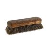 Leonardo Shoe Shine Brush In Dark Wood With Pure Horsehair Bristles