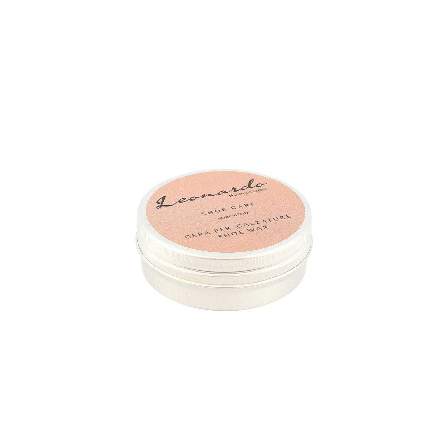 Leonardo Neutral Color Polishing Wax For Leather Shoes 50 Ml