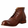 Leonardo Elegant Vintage Brown Leather Men'S Ankle Boot