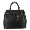 Leonardo Frida Leather Handbag With Removable Black Shoulder Strap