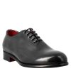 Leonardo Elegant Blue Wholecut Oxford For Men In Leather And Red Lining