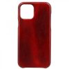 Leonardo Iphone Cover In Hand-Buffed Red Leather