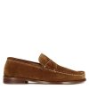 Leonardo Handmade Light Brown Suede Men'S Moccasin