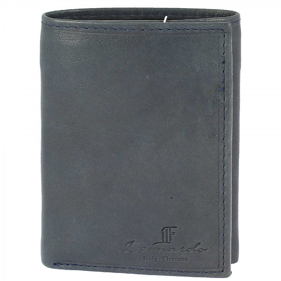 Leonardo Uni Sauvage Wallet In Calfskin For Banknote Cards