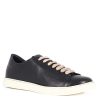 Leonardo Classic Men'S Sneaker In Blue Leather