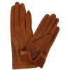 Leonardo Classic Handmade Brown Nappa Women'S Gloves