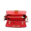 Leonardo Handcrafted Women'S Handbag In Red Leather With Removable Shoulder Strap