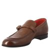 Leonardo Elegant Brown Men'S Leather Loafer