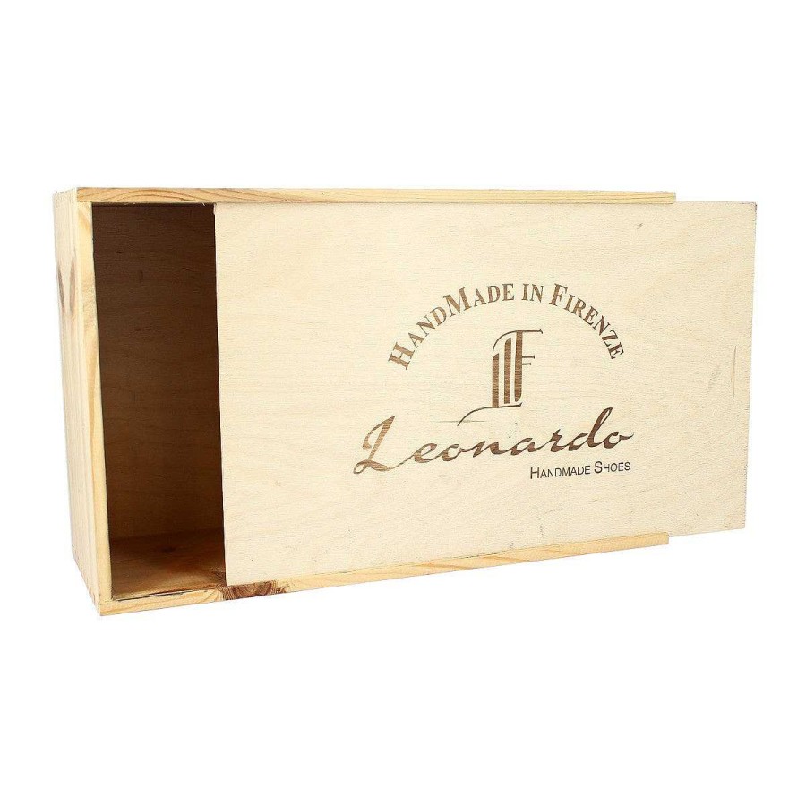 Leonardo Leonardo Box Made Of Wood For Shoes And Cleaning Kit