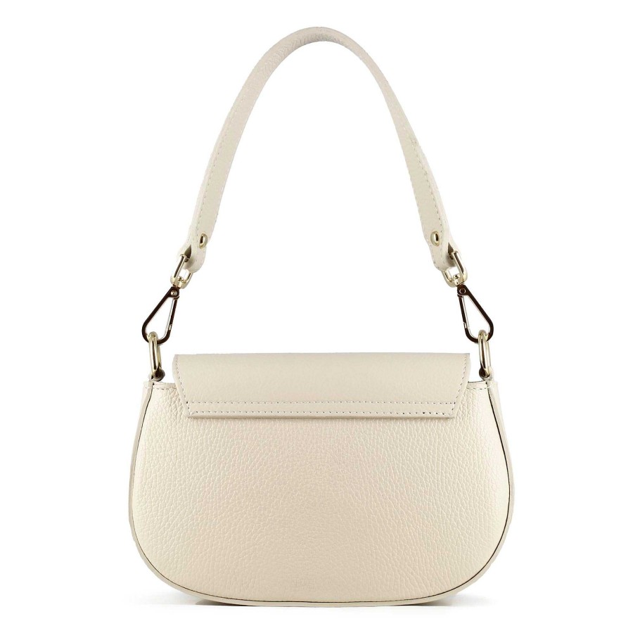 Leonardo Grace Women'S Handbag In Beige Leather